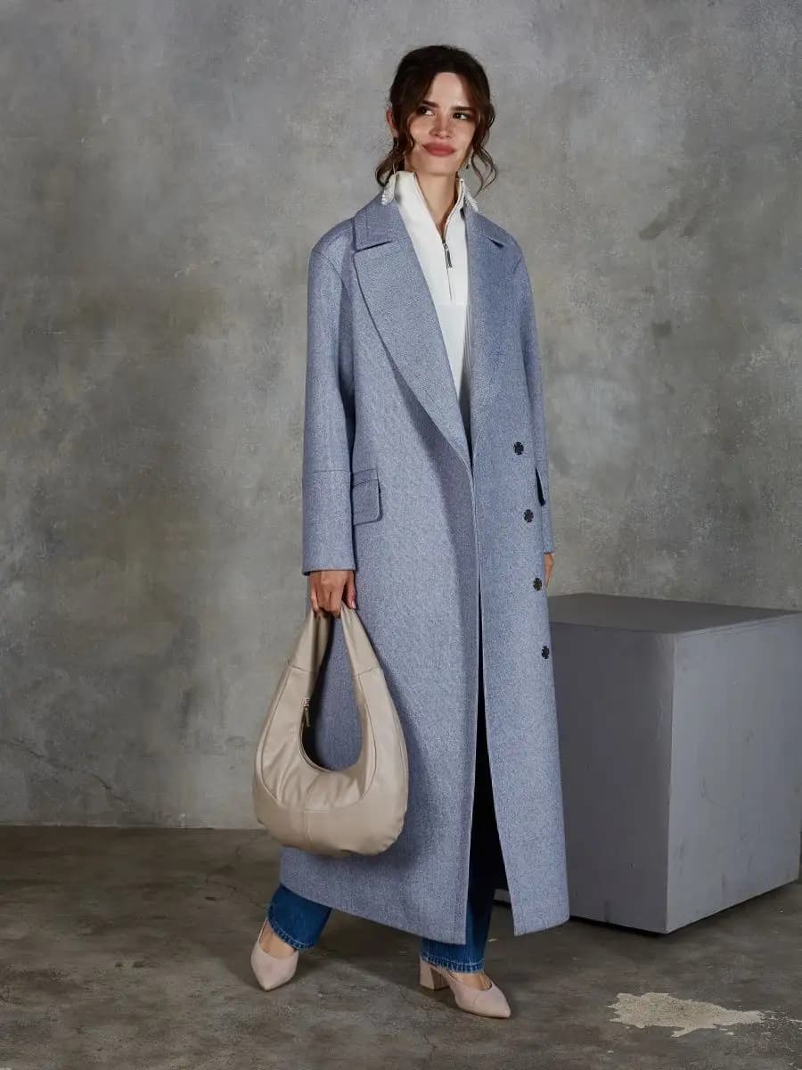 Пальто весна длинное классическое оверсайз