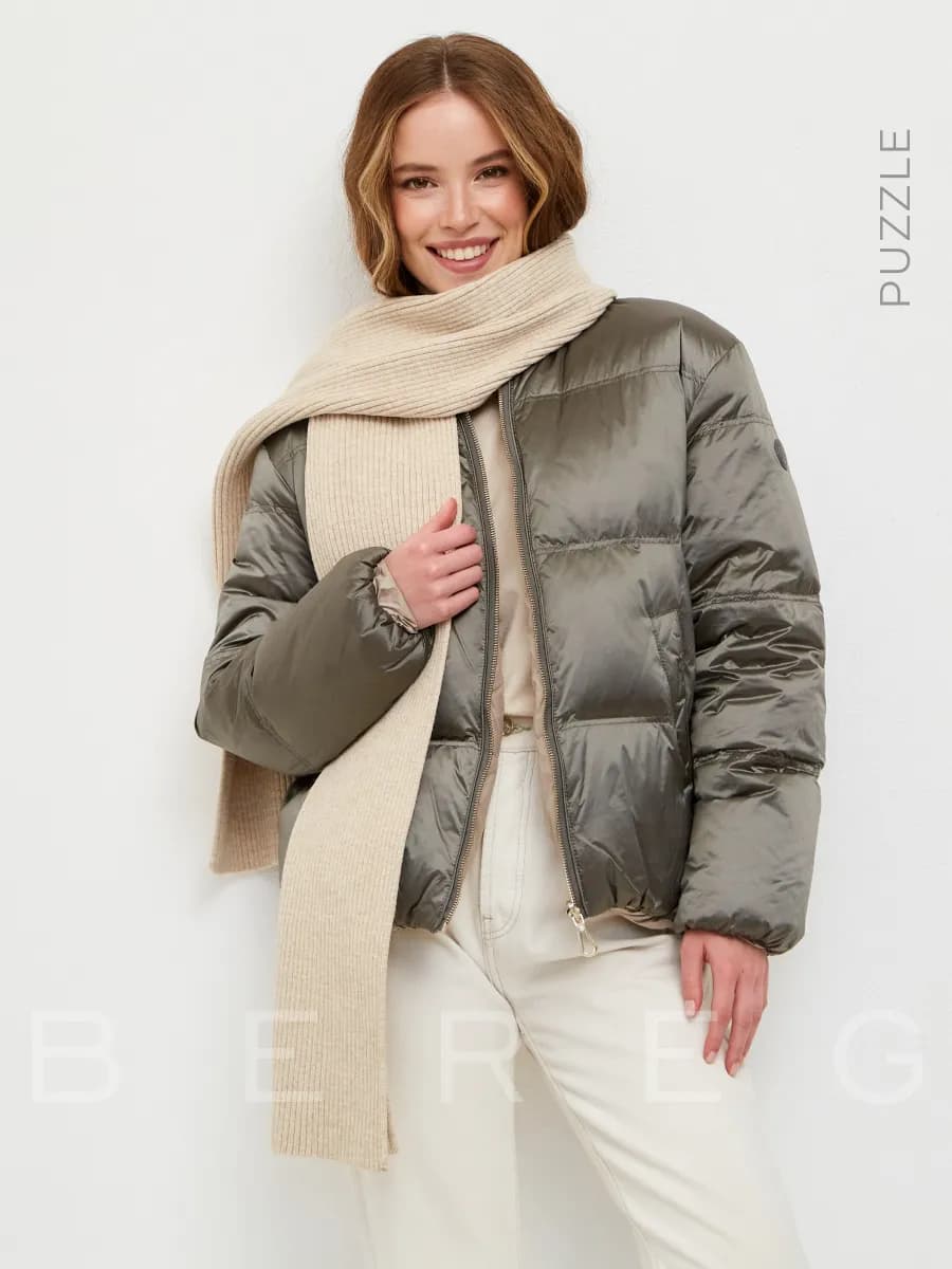 Шарф весна осень, коллекция PUZZLE