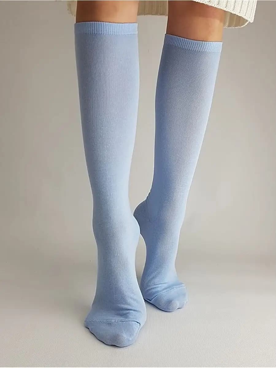 Гольфы однотонные - 2 пары