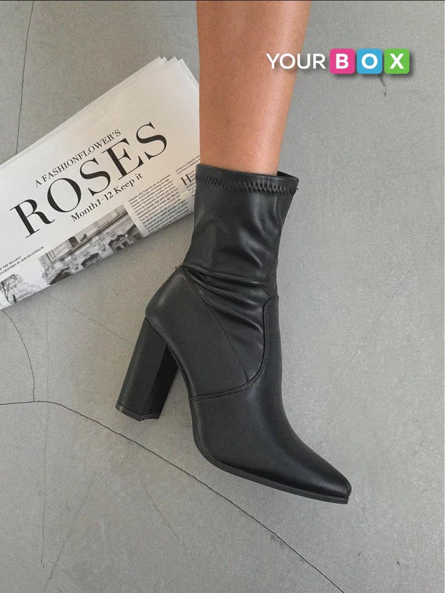 Ботильоны на каблуке демисезонные