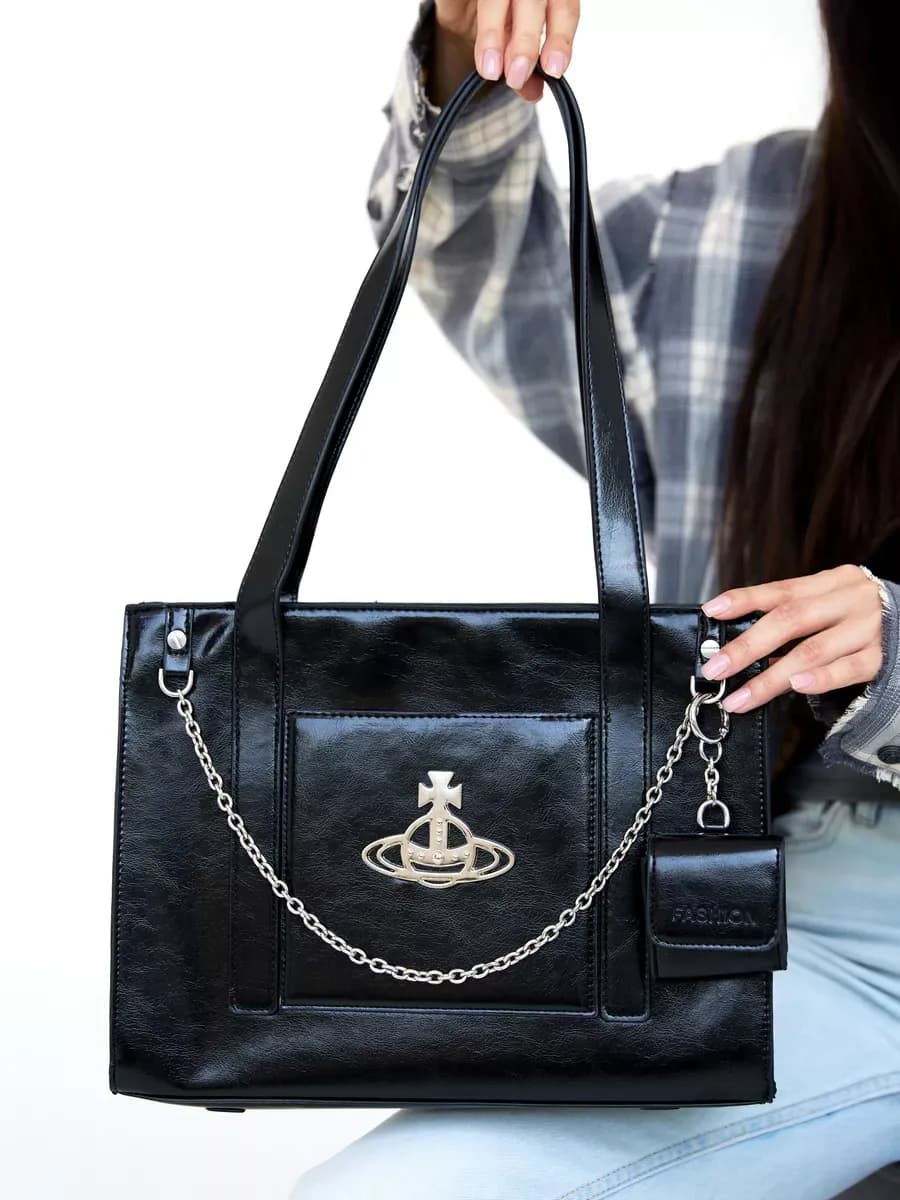 Сумка через плечо с цепью Y2K