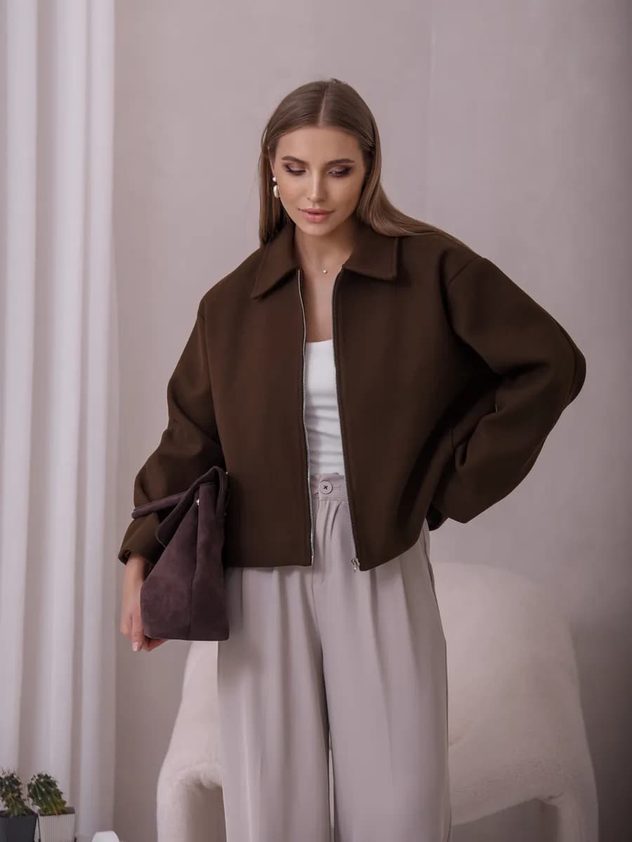 Куртка бомбер оверсайз