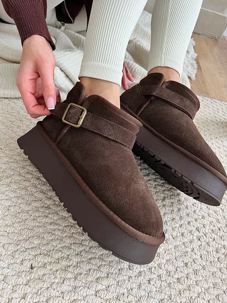 Угги зимние на платформе