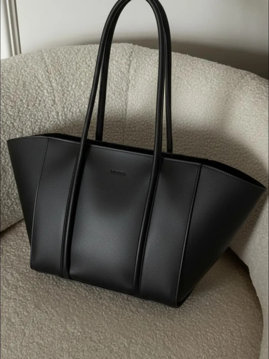 Сумка большая тоут а4 с косметичкой