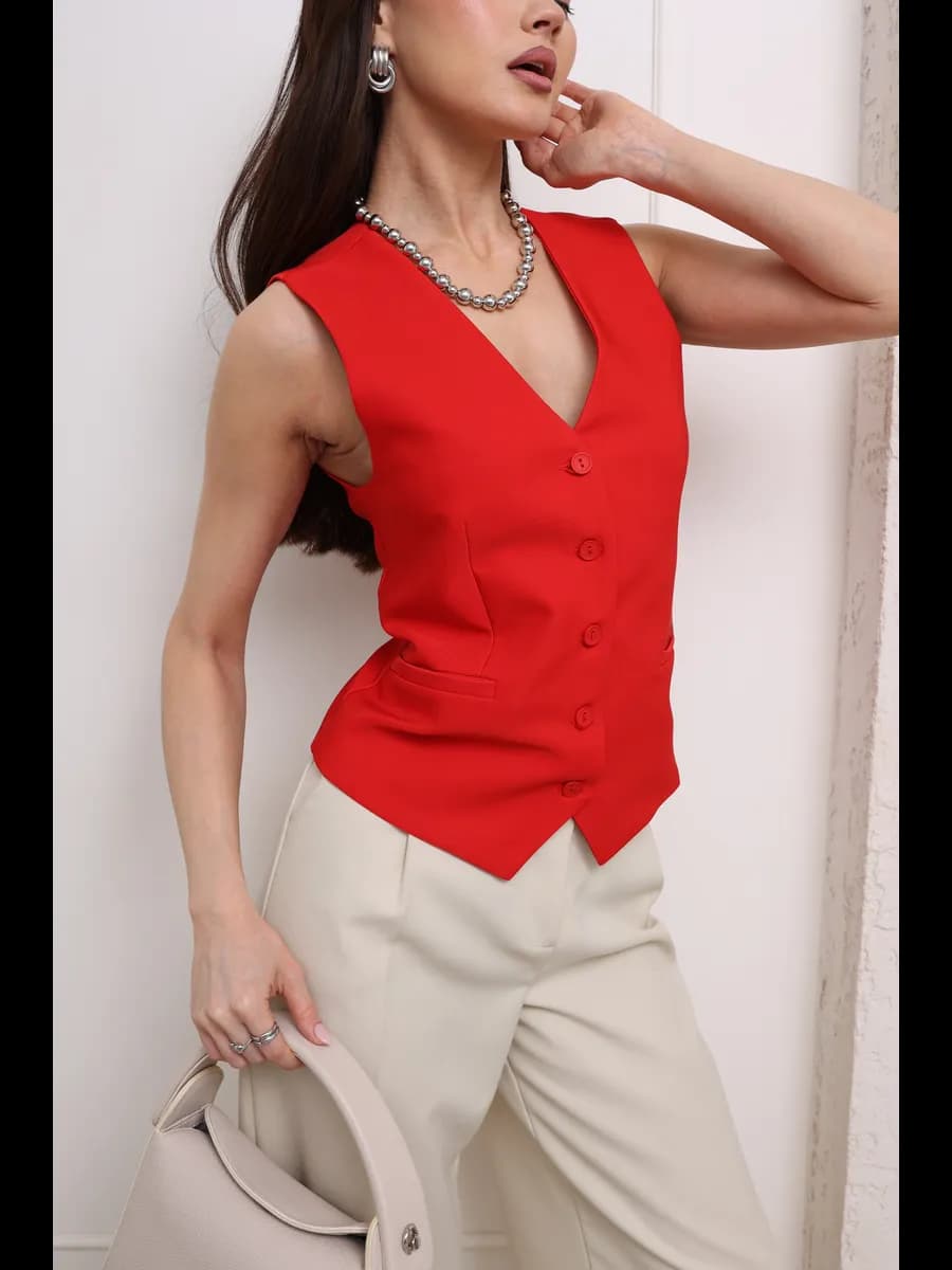 Жилет костюмный классический