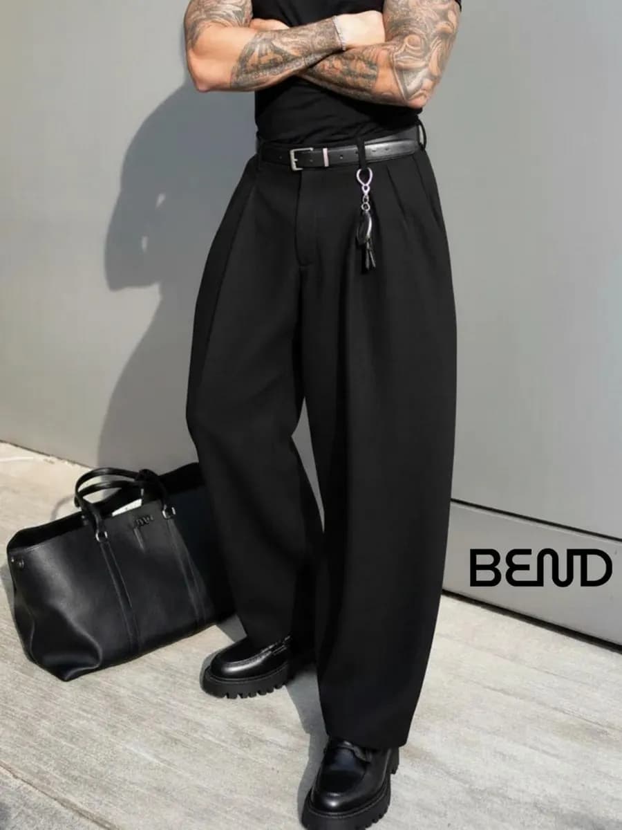 Брюки широкие бананы оверсайз