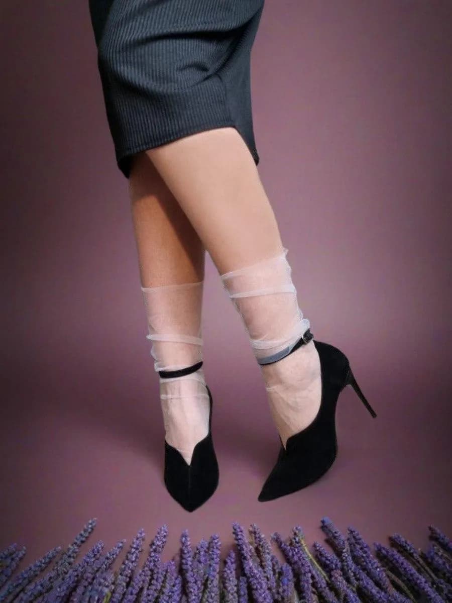 Гольфы фатиновые белые