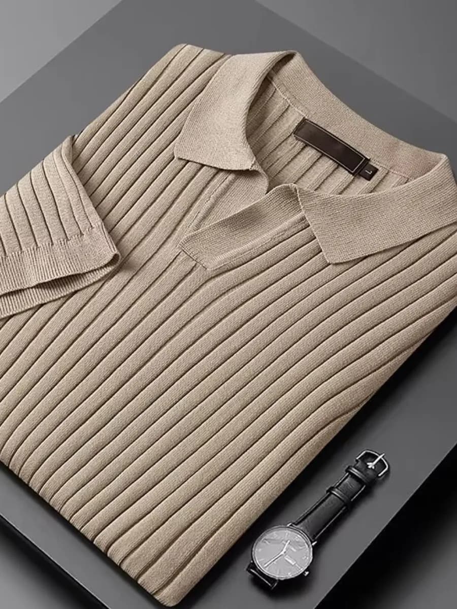 Футболка мужская поло с коротким рукавом