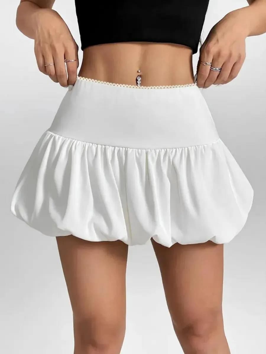 юбка-шорты баллон мини