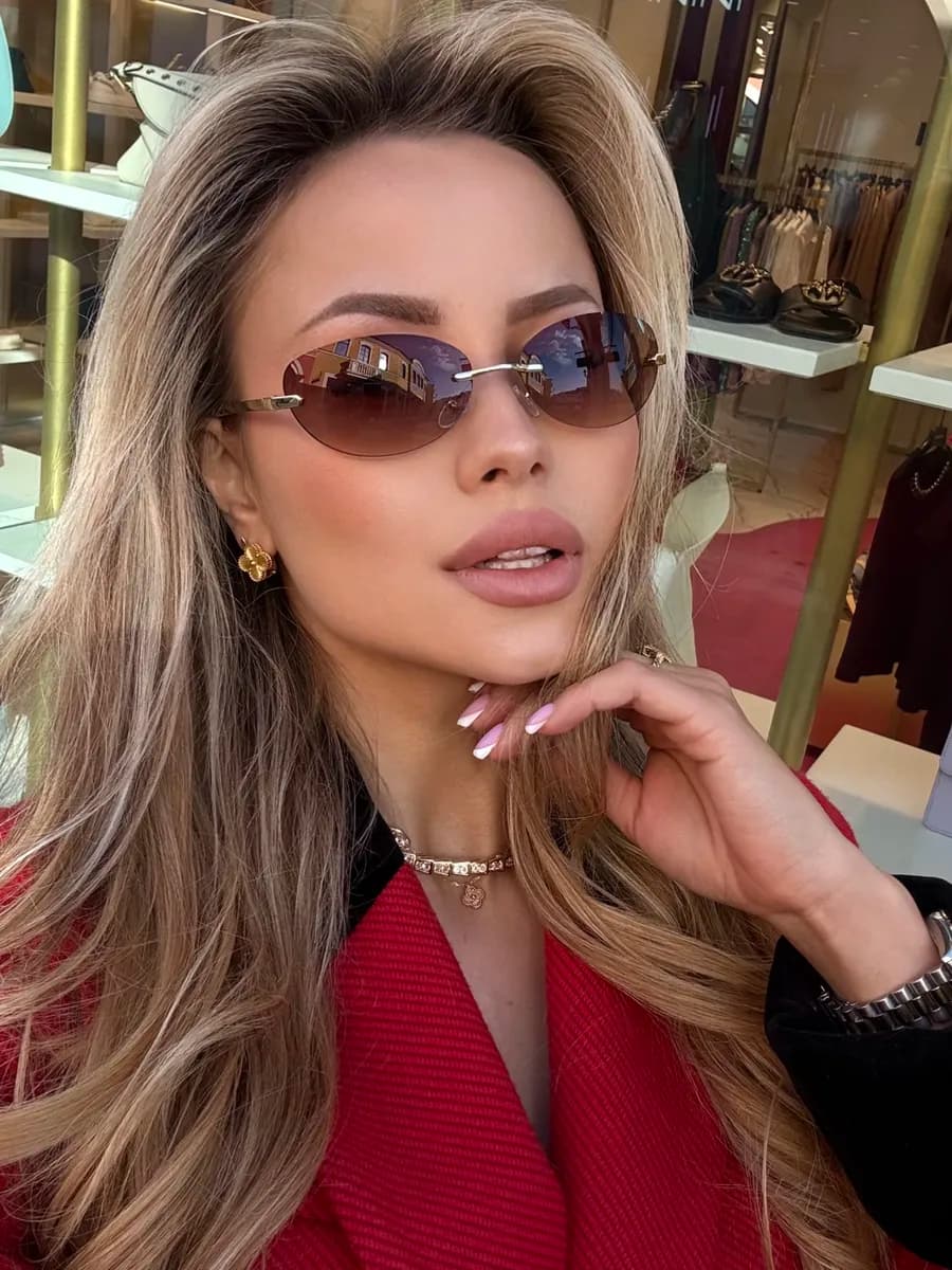 Очки солнцезащитные модные тренд 2026