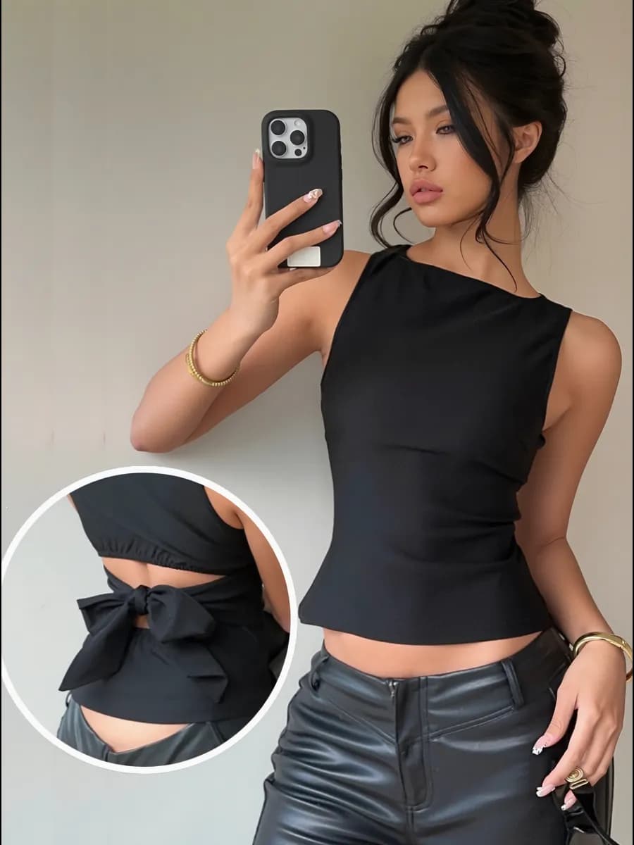 Топ вечерний c открытой спиной