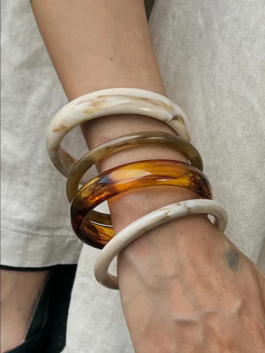 Браслеты набор из эпоксидной смолы