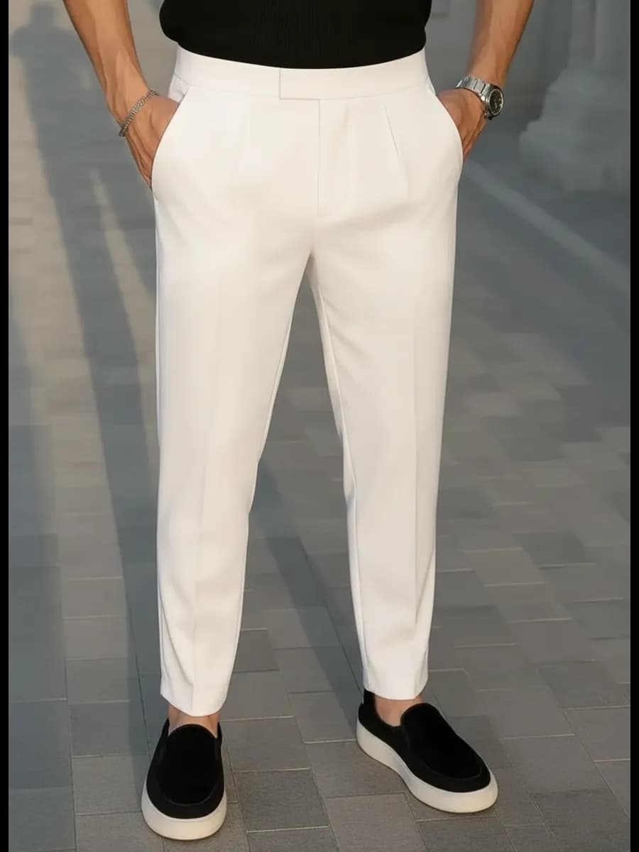 Брюки бананы зауженные к низу