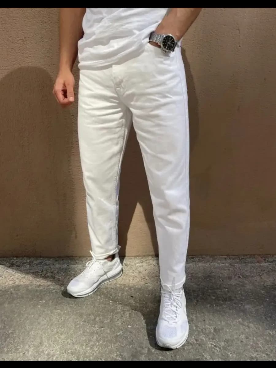 Джинсы широкие бананы