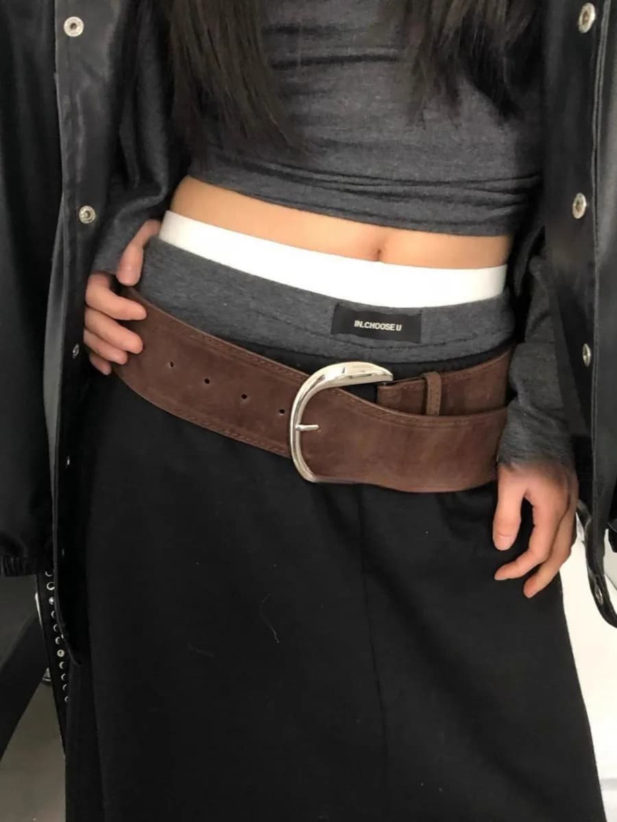 широкий ремень для платья