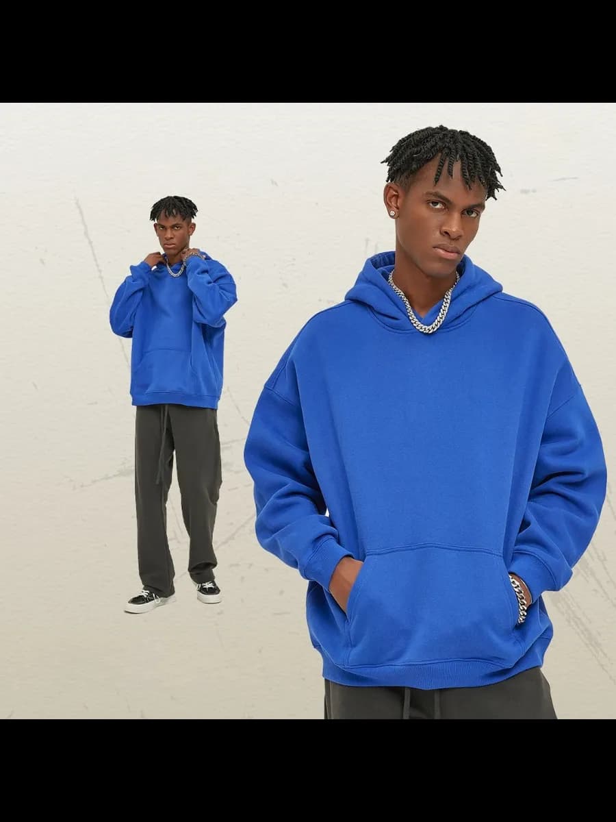 Худи уличное оверсайз - свободное с капюшоном