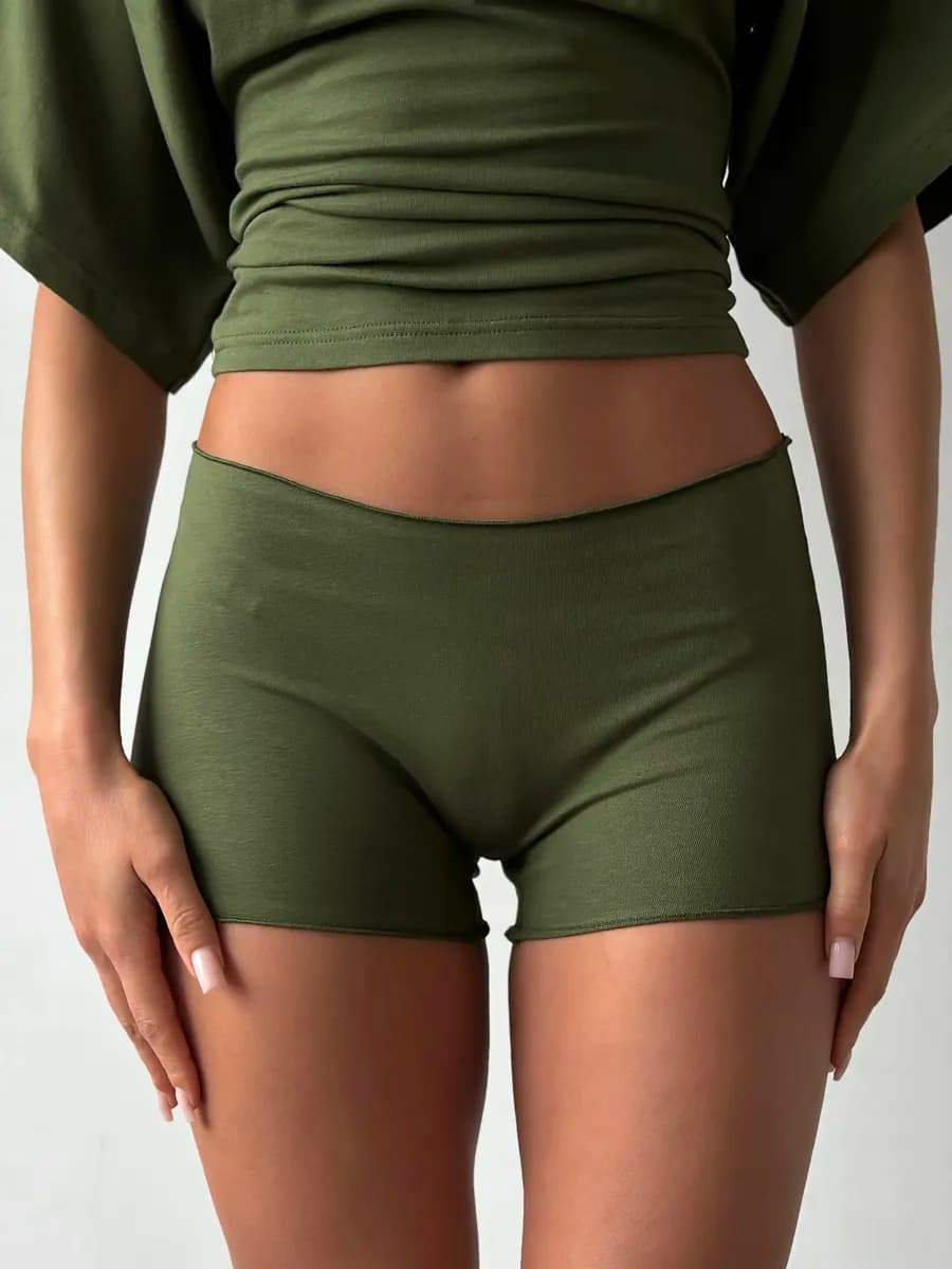 Мини шорты скимс облегающие короткие для танцев