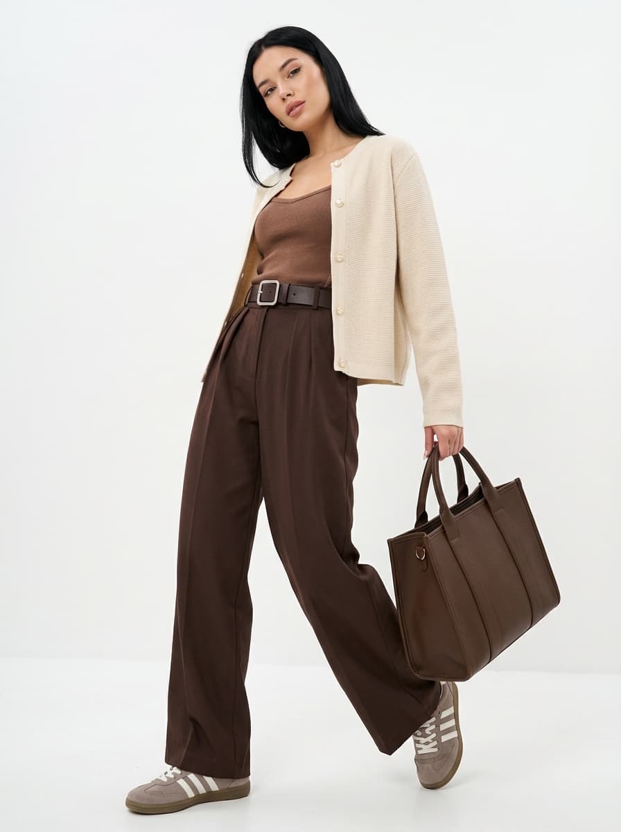 Базовый образ с Wildberries, артикулы WB, тренд 2025-2026, в школу, в университет, стильный лук — Деловой | Во! стиле