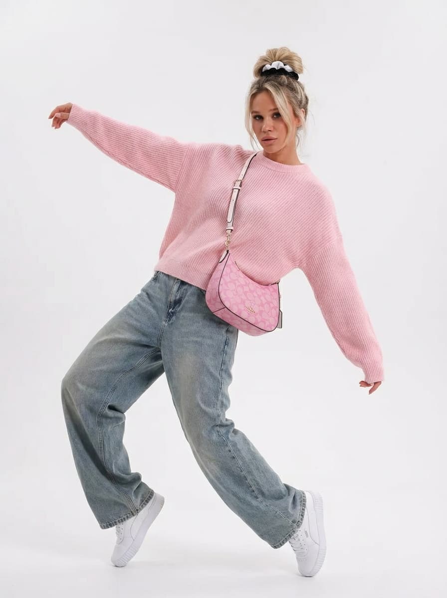 Казуал розовый женский лук образ на весну с ВБ — Casual | Во! стиле