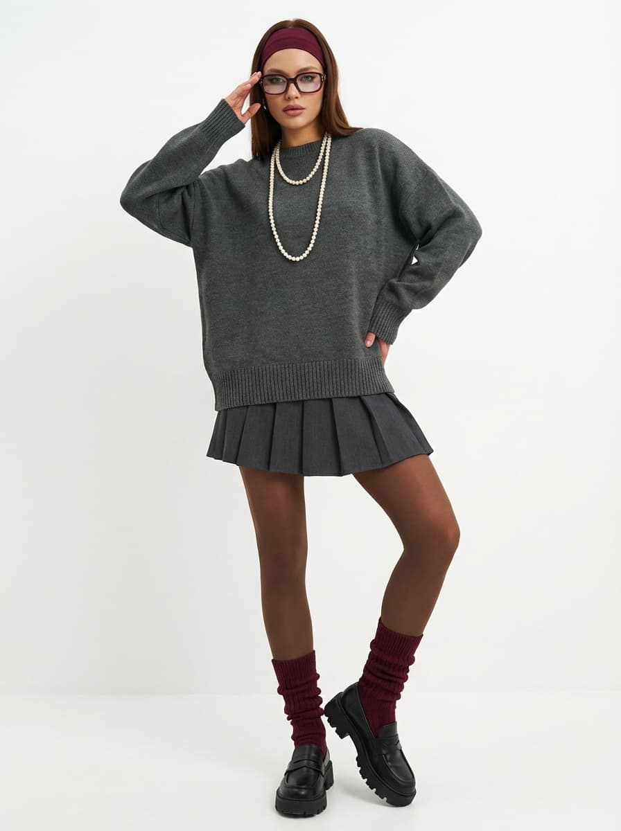 Серая пикми — Casual | Во! стиле