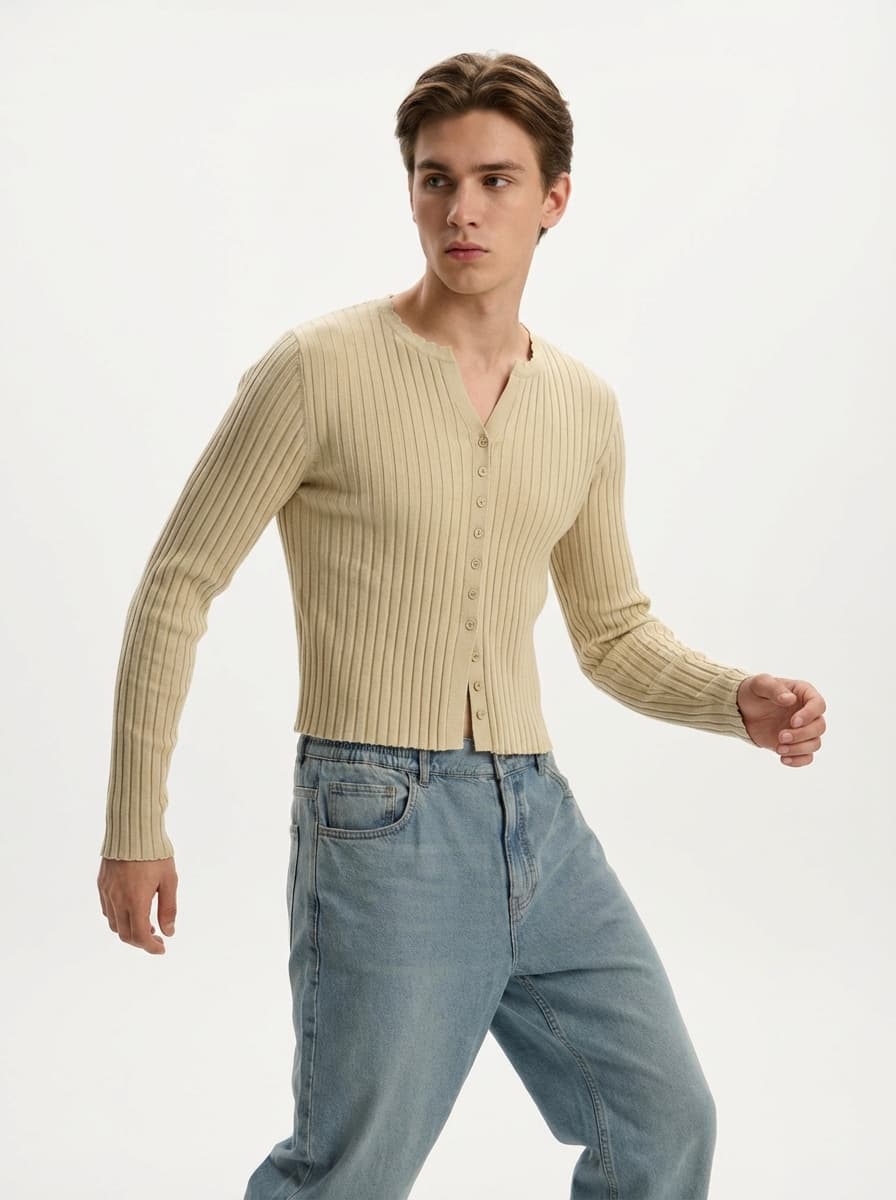 Мужской образ с джинсами 12 STOREEZ и кофтой SibShop — Casual | Во! стиле