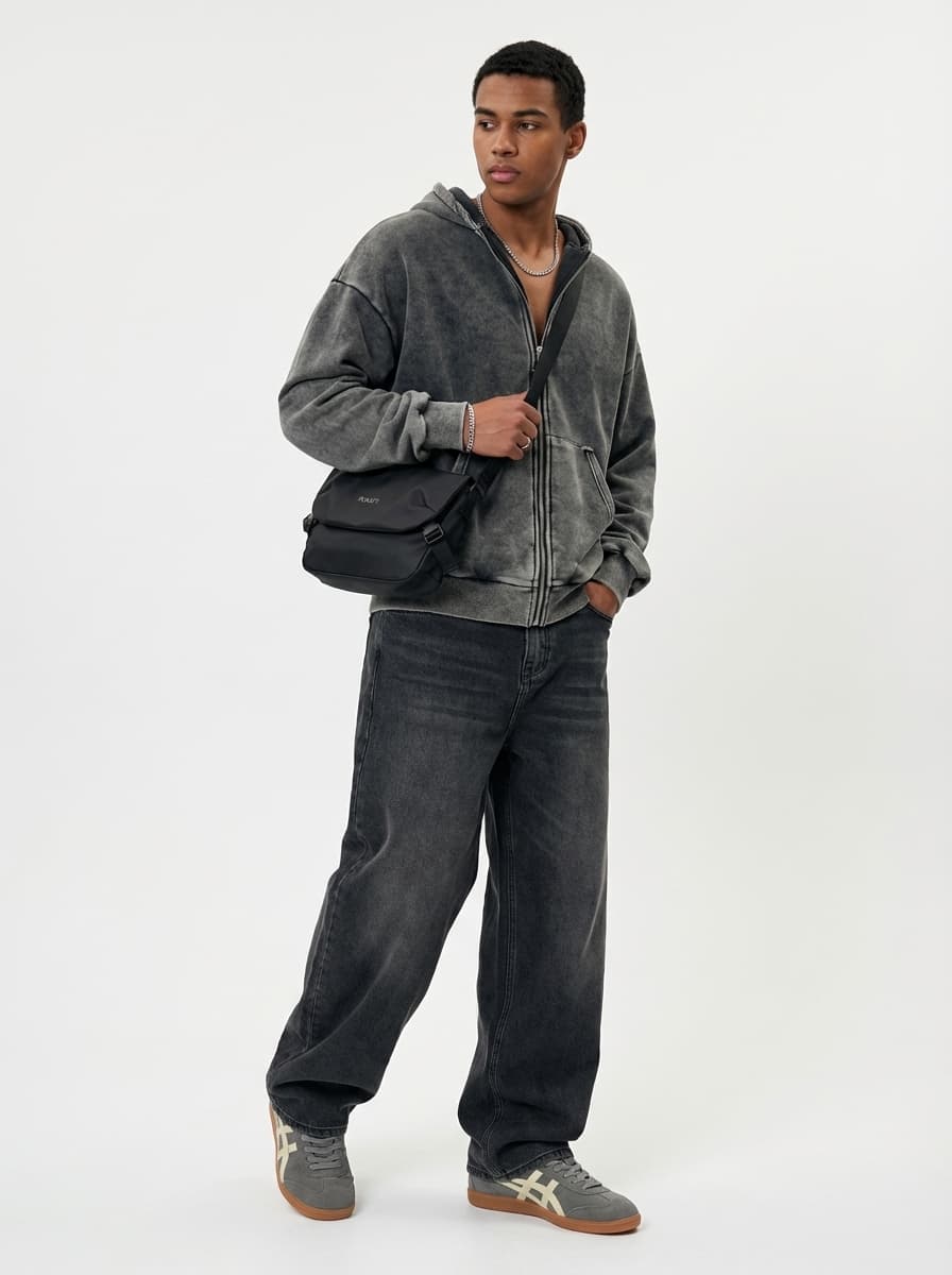 Мужской образ в стиле Streetwear: зип-худи и джинсы багги — Streetwear | Во! стиле