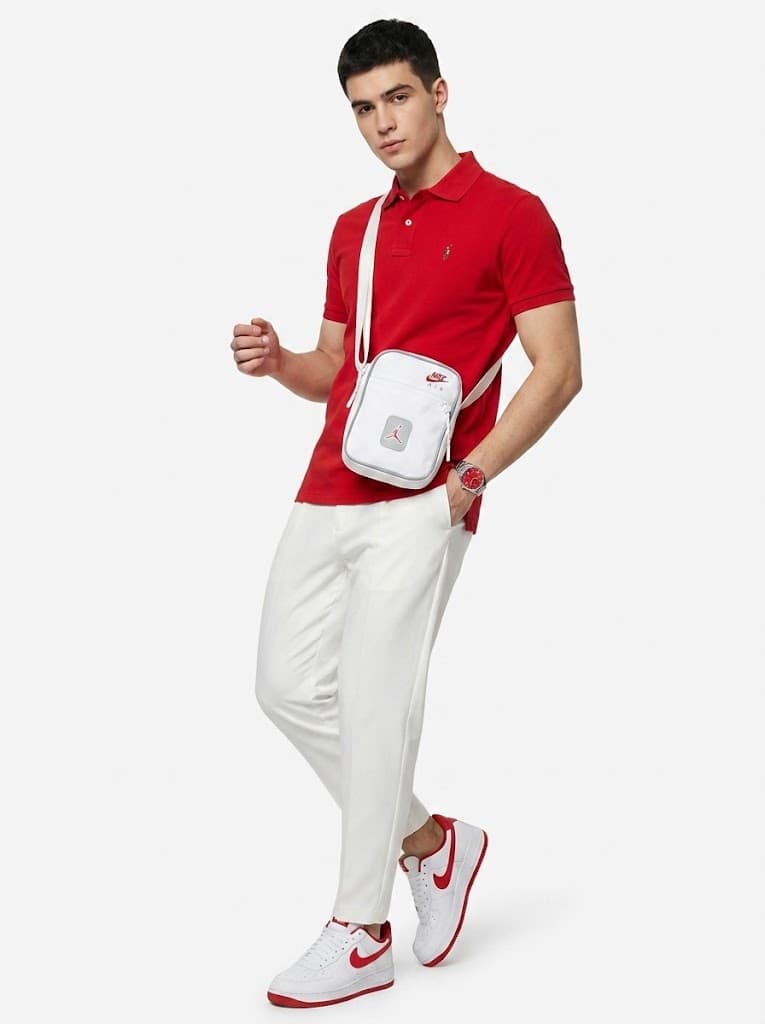 Красно-белый мужской образ: поло Ralph Lauren и Nike — Casual | Во! стиле