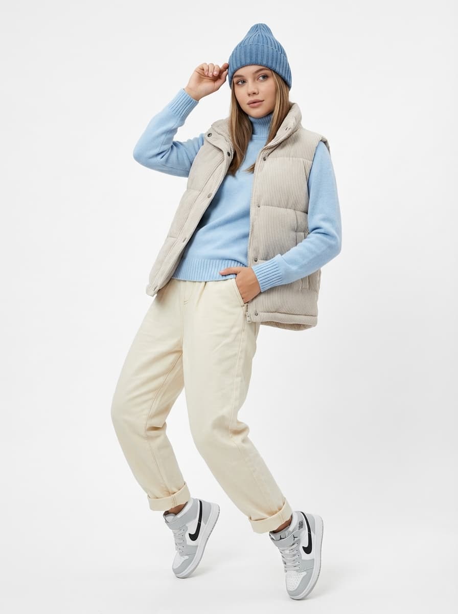 Стильный образ для детей: свитер, жилет и джинсы — Casual | Во! стиле